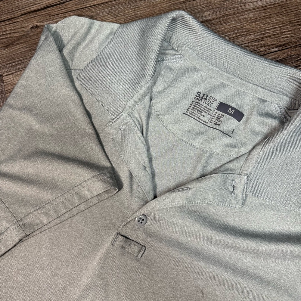 5.11 Tactical Light Gray Polo